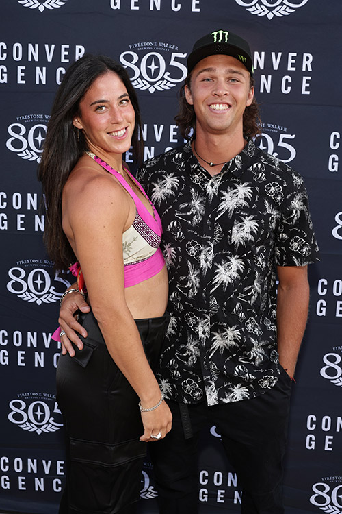 Bella Wright and Ryan McElmon at the 805 Beer film Convergence premiere