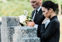 couple sad after death