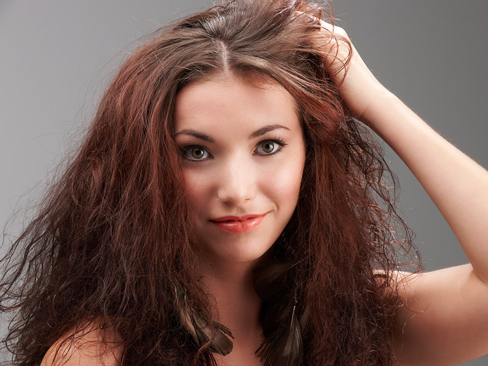 woman with Frizzy Hair