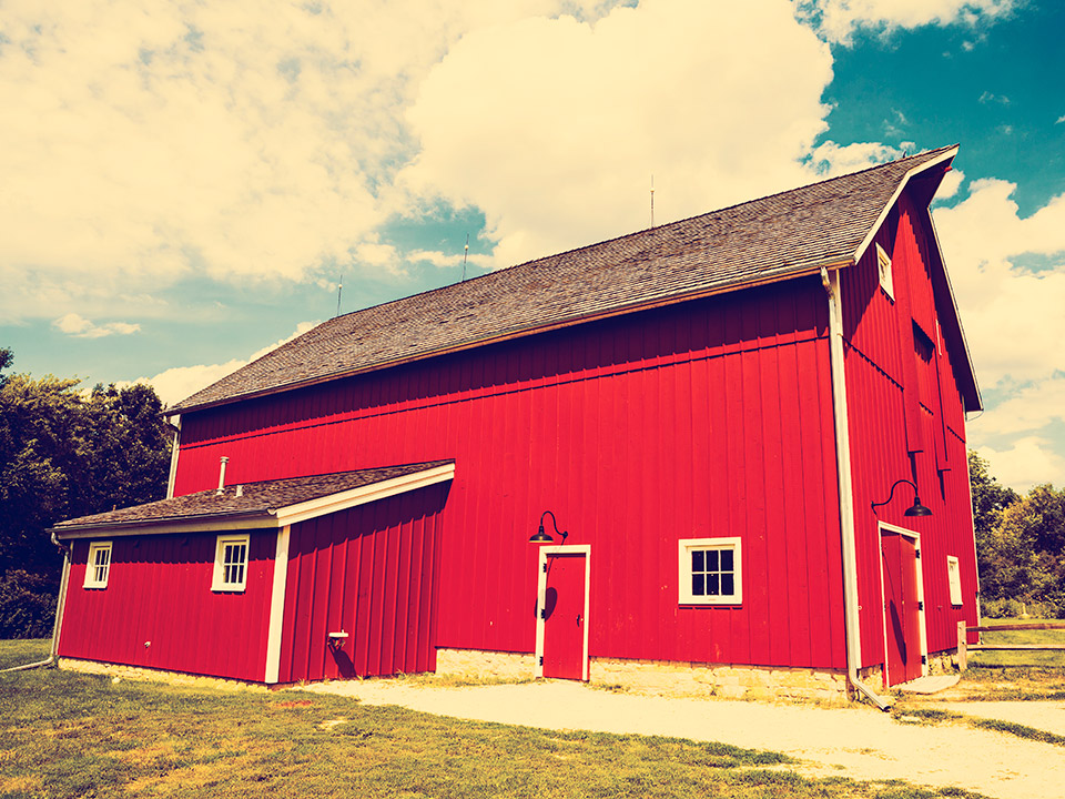 red barn home